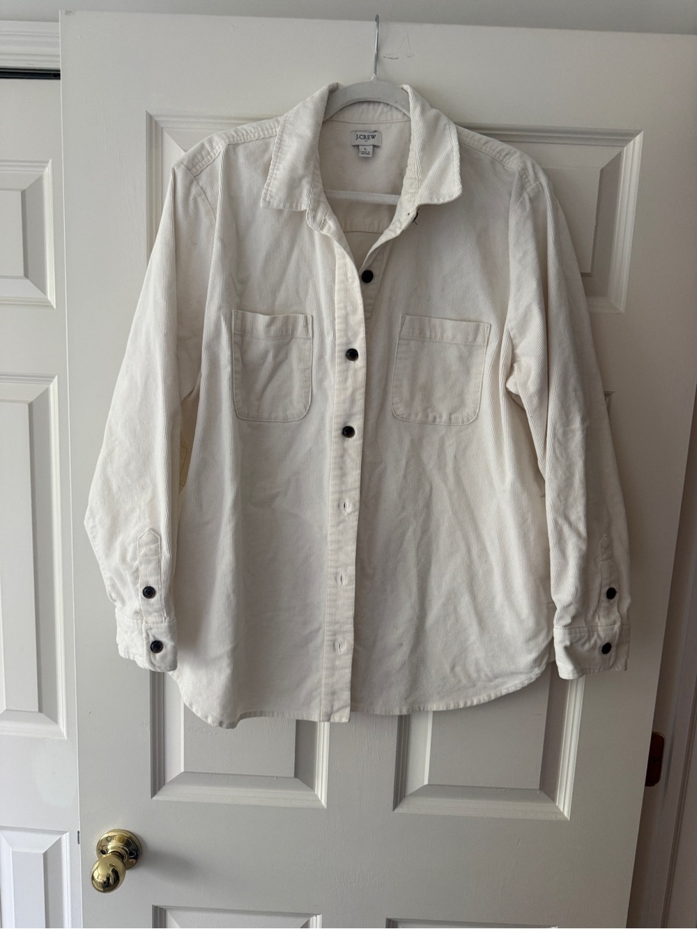 J. Crew Off-White Button-Up Shirt